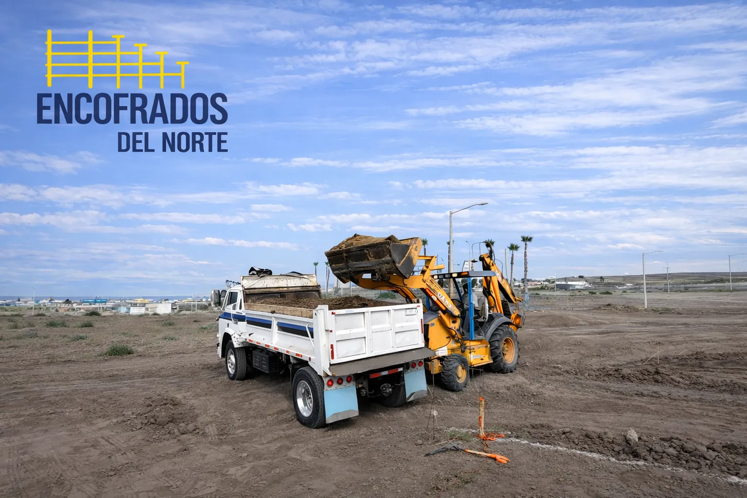 Retroexcavadora para construcción